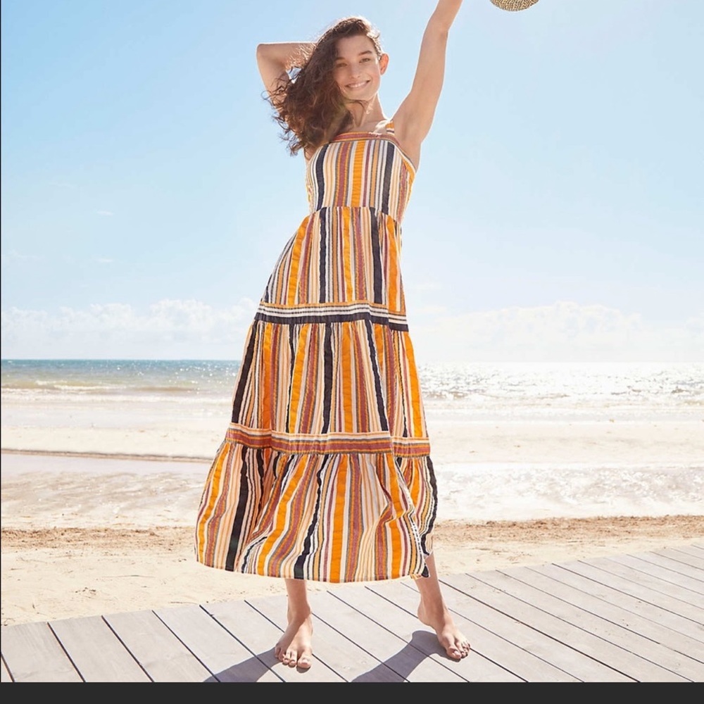 NWT Ann Taylor Striped Maxi Size 2